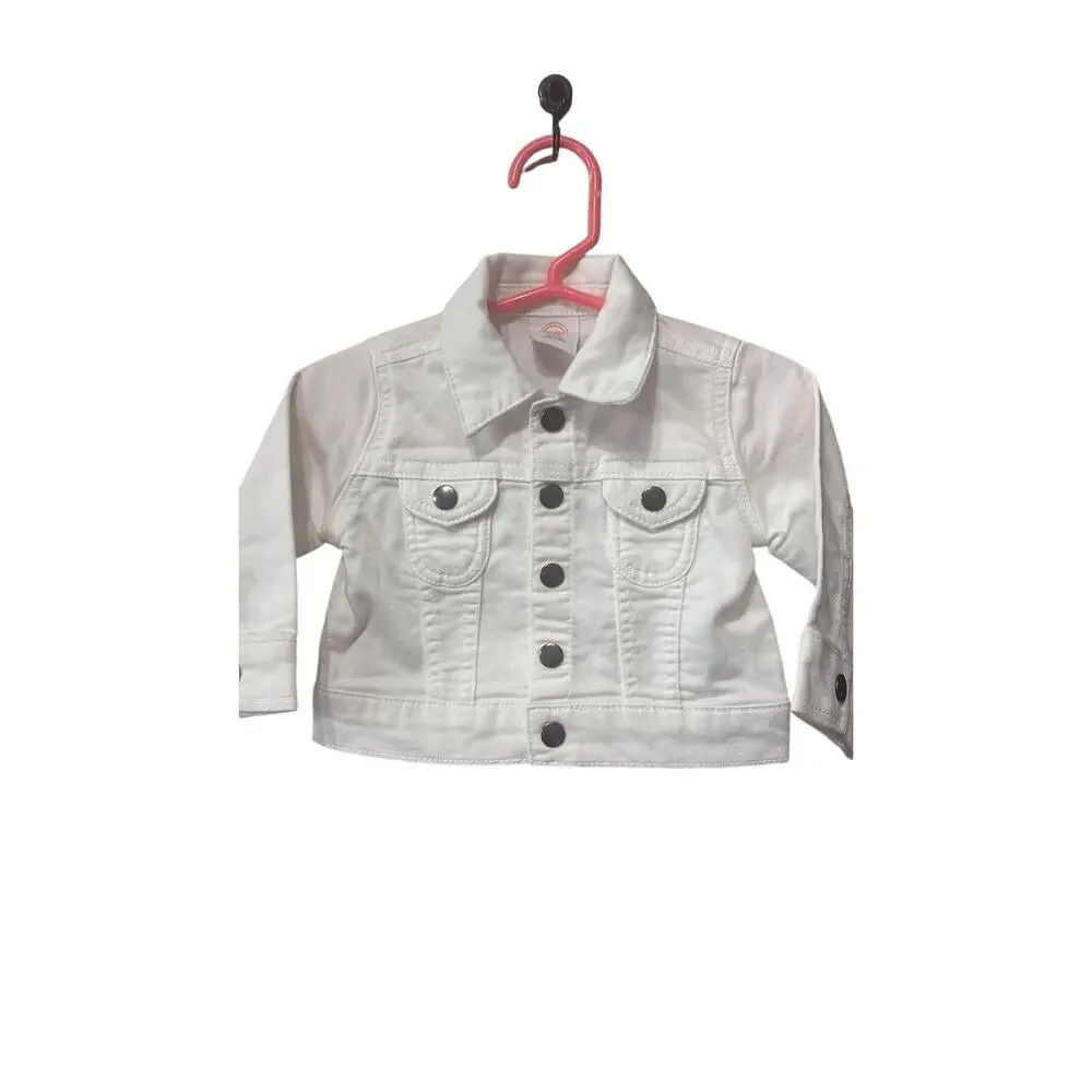 White Denim Jacket - Wonder Nation - 3-6mo